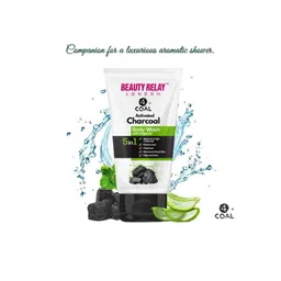 BeautyRelay London Set Of 2 Charcoal Body Wash & Body Soap-picture-1