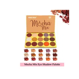 BeautyRelay London Shade Story 15 Shades Eye Shadow Palette 45g - Mocha Mix-picture-48