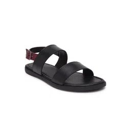 BEAVER Men Leather Comfort Sandals With Buckle-picture-33