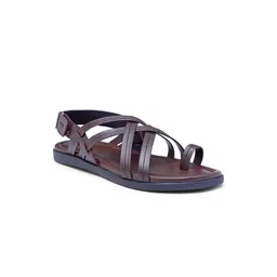 BEAVER Men Leather Comfort Sandals With Velcro-picture-16