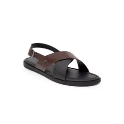 BEAVER Men Open Toe Leather Comfort Sandals With Buckle Closure-picture-36