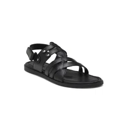 BEAVER Men Textured Leather Comfort Sandals-picture-27