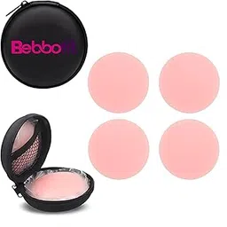 bebbofit Reusable Nipple Covers for Women | Ultra-Thin Invisible Silicone Pasties | Skin-Friendly Adhesive | Sweatproof, Seamless, No Show Under Any Outfit-picture-35