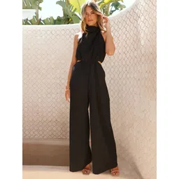 bebe Halter Neck Basic Jumpsuit-picture-16