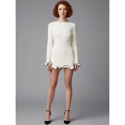 bebe Ruffled Sheath Mini Dress-picture-18