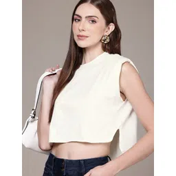 bebe Sleeveless Crop T-shirt-picture-33