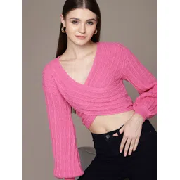 bebe Women Brighter Basics Cable Knit Pullover-picture-16