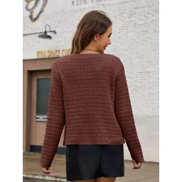 bebe Women Cable Knit Cardigan image 4