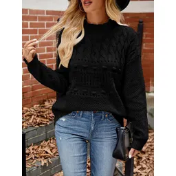 bebe Women Cable Knit Pullover Sweaters-picture-19