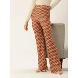 bebe Women Geometric Printed Trousers-picture-11