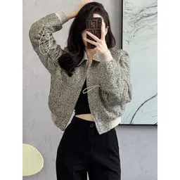 bebe Women Solid Bomber Jacket-picture-37