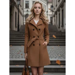 bebe Women Solid Double-Breasted Winter Blazer-picture-40