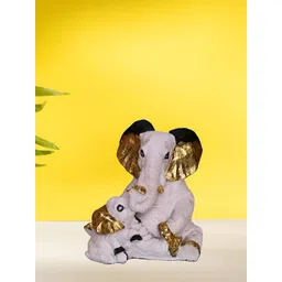 BECKON VENTURE White & Gold toned Religious Idol Showpiece-image-42