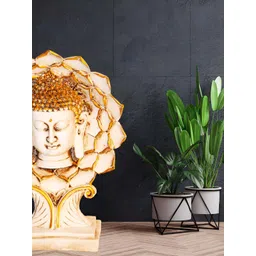 BECKON VENTURE White Buddha Idol Showpiece-image-23