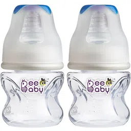 beebaby Comfort Slim Neck Baby Feeding Bottle. 100% BPA Free. Blue, 60 ml, Pack of 2 - 60 ml-picture-24