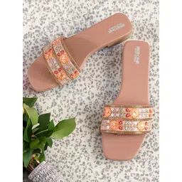 Beeone Women Open Toe Flats-picture-12