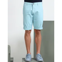 beevee Men Solid Mid-Rise Cotton Regular Shorts-picture-25