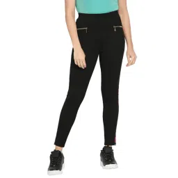Being Human Black Regular Fit Leggings-picture-37