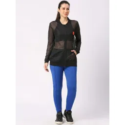 Being Human Black Regular Fit Sports Jacket image 5