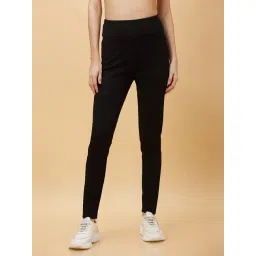 Being Human Black Slim Fit Mid Rise Leggings-picture-19