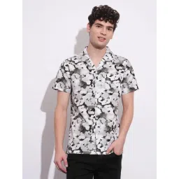 Being Human Black Slim Fit Printed Shirt-picture-22