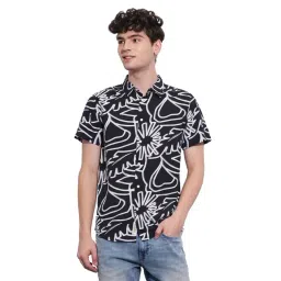 Being Human Black Slim Fit Printed Shirt-picture-43