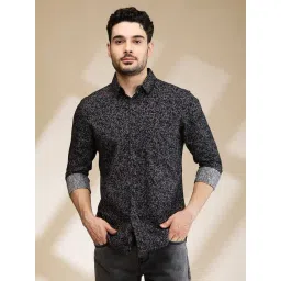 Being Human Black Slim Fit Printed Shirt-picture-35