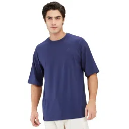 Being Human Blue Cotton Regular Fit T-Shirt-picture-35
