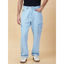 Being Human Blue Regular Fit Cargo Jeans-picture-24