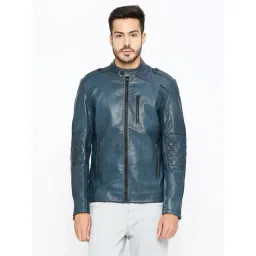 Being Human Blue Regular Fit Jacket-picture-43