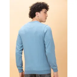 Being Human Blue Regular Fit Logo Printed Sweatshirt image 2