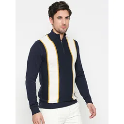 Being Human Colourblocked Half Zip Pullover image 3