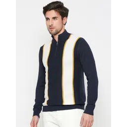 Being Human Colourblocked Half Zip Pullover image 4