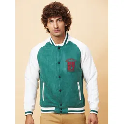 Being Human Colourblocked Varsity Jacket-picture-16