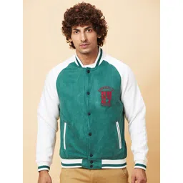 Being Human Colourblocked Varsity Jacket-picture-13