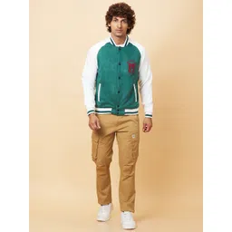 Being Human Colourblocked Varsity Jacket image 4