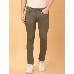 Being Human Dark Green Regular Fit Jeans-picture-17