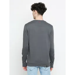 Being Human Dark Grey Regular Fit Printed Sweatshirt image 2