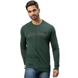 Being Human Forest Green Cotton Regular Fit Printed Sweatshirts-picture-19