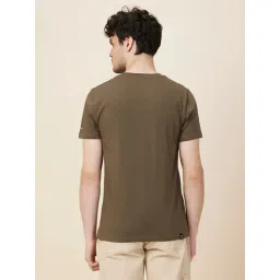 Being Human Green Cotton Regular Fit Printed T-Shirt image 2