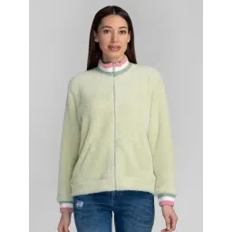 Being Human Green High Neck Sweatshirt-picture-32