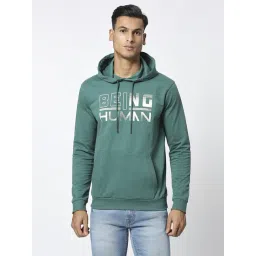 Being Human Green Oversized Printed Hooded Jackets-picture-38