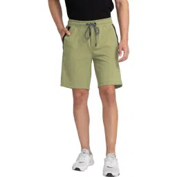 Being Human Green Regular Fit Shorts-picture-18