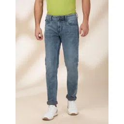 Being Human Grey Blended Slim Fit Solid Jeans-picture-30