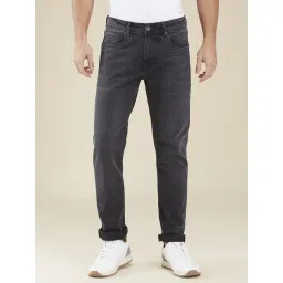 Being Human Grey Blended Slim Fit Solid Jeans-picture-31