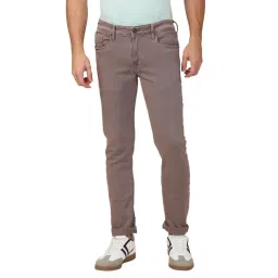 Being Human Grey Cotton Slim Fit Solid Jeans-picture-27