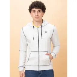 Being Human Grey Regular Fit Hooded Jacket-picture-15