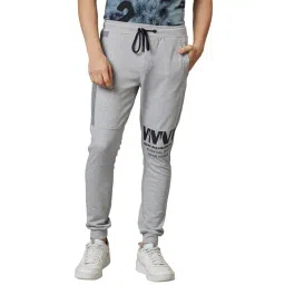 Being Human Grey Regular Fit Printed Joggers-picture-19