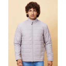 Being Human Grey Regular Fit Quilted Jacket-picture-30