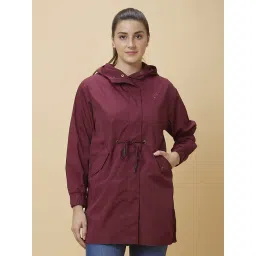 Being Human Maroon Hooded Jacket-picture-12